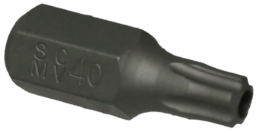 T40 5point Tamper Torx-Plus Impact Bit 10mm Hex 30mm Long