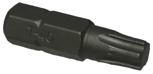 T40 5point Torx-Plus 5/16 Inch Hex Insert Bit 32mm Long