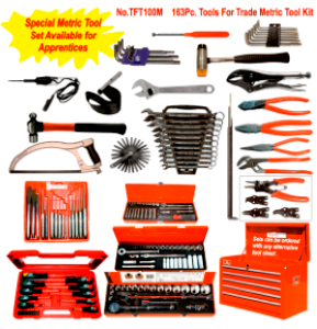 163 Piece Metric Apprentices Tool Kit