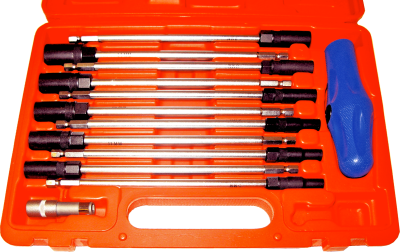 13 Piece Metric Interchangeable Nut Driver Set 5-14mm