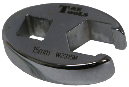 [159-W2315M] 15mm 3/8 Inch Drive 6 Point .Crowsfoot Flare Wrench 