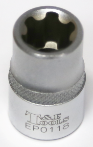 [159-EP0118] Ep18 1/2 Inch Drive Female Torx Socket