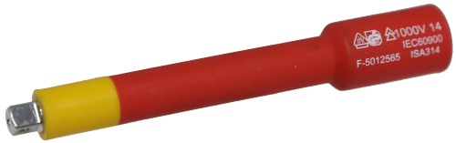 [159-IS314] 1/4 Inch Drive 4 Inch VDE Insulated Extension
