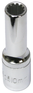 [159-M5410L] 10mm 1/2 Inch Drive Multi Lock Deep Socket