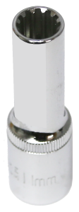 [159-M5411L] 11mm 1/2 Inch Drive Multi Lock Deep Socket