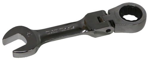 [159-S59012] 12mm 12 Point Stubby Flex-Head Ratchet Wrench