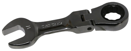 [159-S59017] 17mm 12 Point Stubby Flex-Head Ratchet Wrench