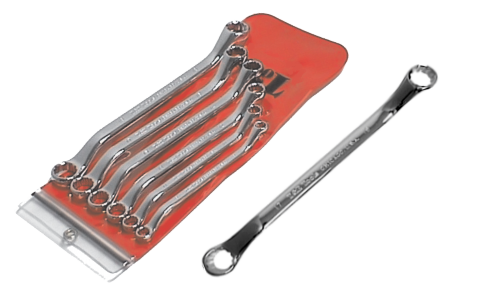 [159-WR07] 7 Piece Whitworth Double-End Ring Wrench Set