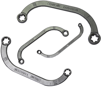 [159-E5700] 4 Piece Inch E Inch Series Ring Wrenches