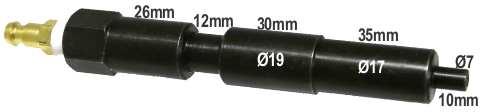 [59E-OT049] M7 Tip Diameter Injector Type Diesel Compression Adaptor