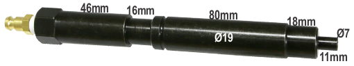 [59E-OT066] M7 Diameter Diesel Injector Compression Adaptor