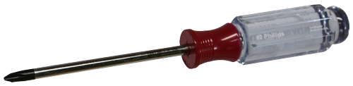 [159-A82100] Screwdriver #2 100mm Acetate Phillips