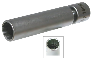 [159-807314A] 14mm 3/8 Inch Drive Ball Type Spark Plug Socket