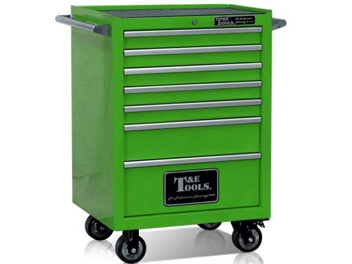 [59E-GF2707GR]  27" Godfather 7 Drawer Roller Cabinet - Green