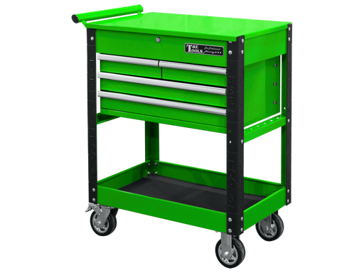 [59E-GF34GR]  30" Heavy Duty 4 Drawer Utility Cart - Green