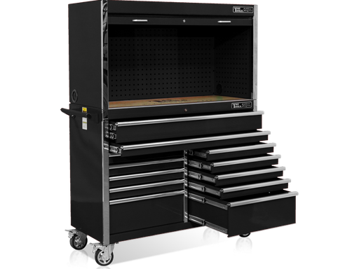 [59E-GF5212BK]  52" Tool Hutch & Cabinet Combo - Black