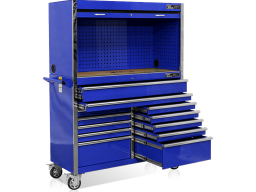 [59E-GF5212BU]  52" Tool Hutch & Cabinet Combo - Blue
