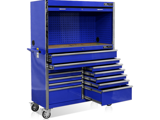 [59E-GF5212BU]  52" Tool Hutch And Cabinet Combo - Blue