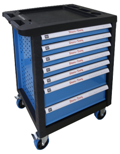 [59E-3070RC] 7 Drawer Rollaway Tool Cabinet