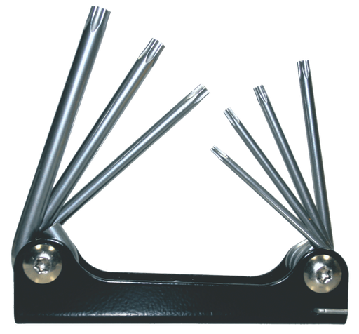 [159-6271] 7 Piece Torx Fold-Up Set T10-T40