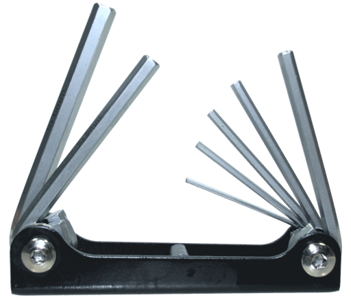 [159-6371] 7 Piece Hex Key Fold-Up Setmm