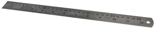 [159-6426] 300mm Stainless Steel Rule