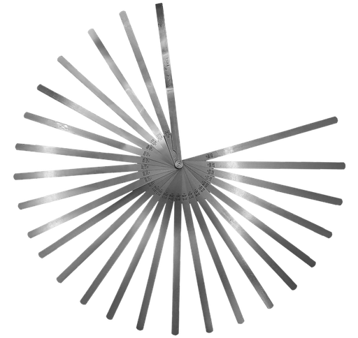 [159-7012] 25 Blade 12 Inch /Long Feeler Gauge