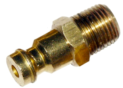 [159-8102-12] Male Plug With 1/8 Inch NPT Male Thread Euro Type