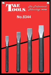 [159-8344] 4 Piece Cold Chisel Set