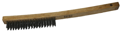 [159-8847] Stainless Steel 4 Row Long Handle Wire Brush