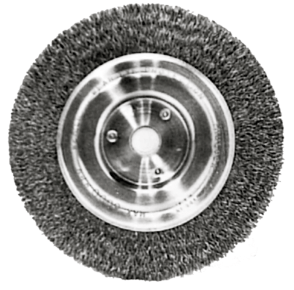 [159-1735] 6 Inch 1/2 Inch Narrow Face Wire Wheel