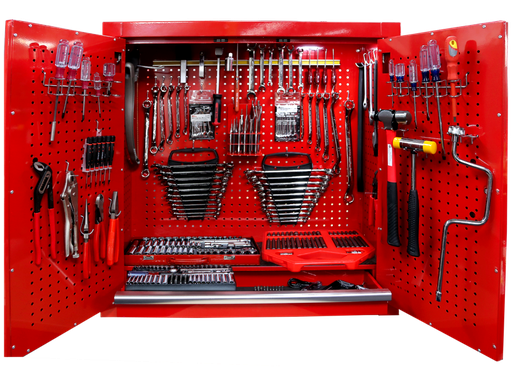 [59E-9289S] 383 Piece  SAE/Metric Wall Cabinet Tool Set