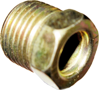 [159-12301] 3/8 Inch Inverted Flare Nut (2 Used)