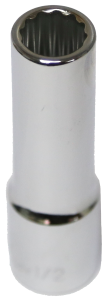 [159-14516] 1/2 Inch 1/2 Inch Drive 12 Point Deep Socket