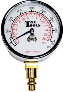 [159-24008] 2.1/2 Inch 400psi Gauge For Automatic Transmission Tester