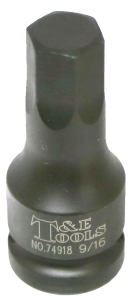 [159-74918] 9/16 Inch 1/2 Inch Drive Inhex Impact Socket