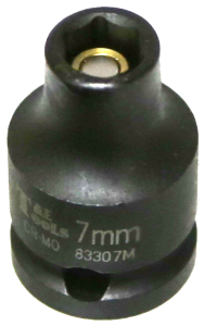 [159-83307M] 7mm 3/8 Inch Drive Magnetic Metric Impact Socket