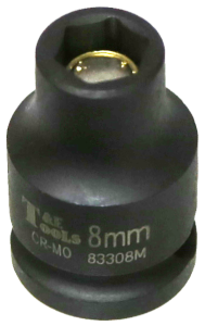 [159-83308M] 8mm 3/8 Inch Drive Magnetic Metric Impact Socket