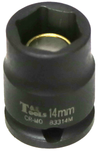 [159-83314M] 14mm 3/8 Inch Drive Magnetic Metric Impact Socket