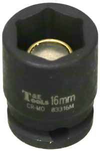 [159-83316M] 16mm 3/8 Inch Drive Magnetic Metric Impact Socket