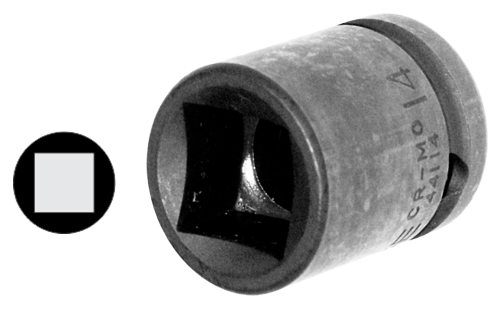 [159-84314] 14mm 1/2 Inch Drive 4point Sq Impact Socket