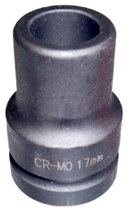 [159-86117L] 17mm 1 Inch Drive Deep Square Impact Socket