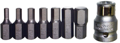 [159-91216] 8 Piece Metric 10mm Inhex 4-12mm 30mm Long