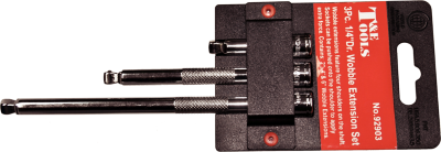 [159-92903] 3 Piece 1/4 Inch Drive Wobble Extension Set