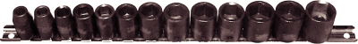 [159-98312] 13 Piece 3/8 Inch Drive Standardmm Impact Socket S 8-21mm