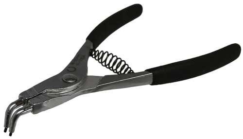 [159-149-90] 8.1/2 Inch .090 Inch Tip 90 Degree Bent Circlip Pliers