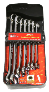 [159-61107] 7 Piece  Metric Combination Wrench Set 10-19mm