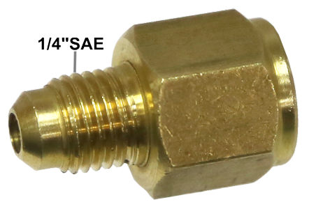 [159-AC914] Convertible Adaptor R134a 1/4 Inch SAE- Acme Cylinder