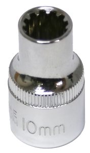 [159-M5410] 10mm 1/2 Inch Drive Multi Lock Socket