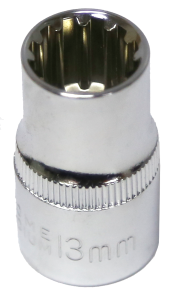 [159-M5413] 13mm 1/2 Inch Drive Multi Lock Socket